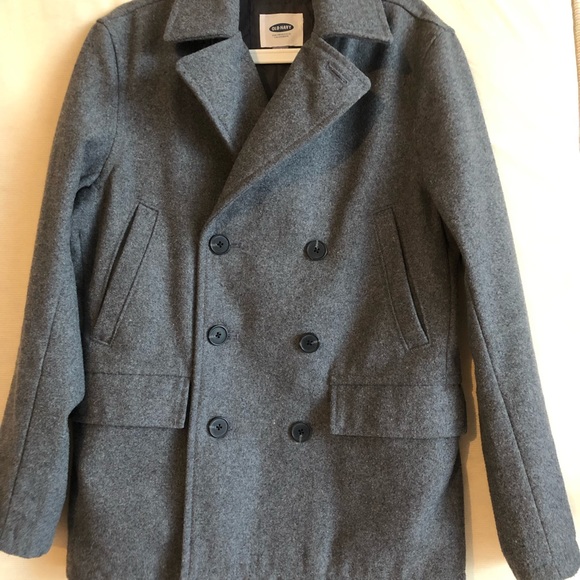 old navy grey coat